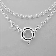 Collana argento lunghezza 115 cm