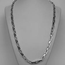 Italian sterling silver men's chain necklace length 60 cm