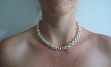 Sterling silver belcher necklace 