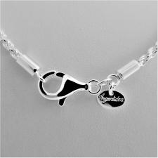 Men's sterling silver rope chain necklace