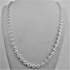 Collana in argento 925 maglia marina versione piccola. Larghezza 5mm. Lunghezza 60 cm.