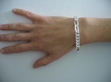 Bracciale argento con texture