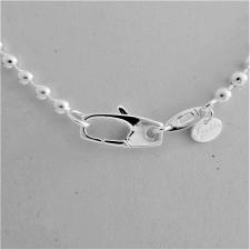 Collana catena palline sfere in argento 925