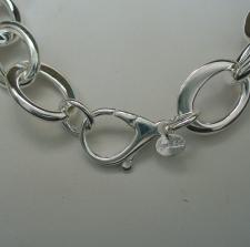 Handmade silver necklace made in Italy