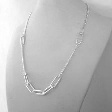 Solid 925 silver curb chain and paperclip chain