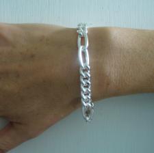 Bracciale argento con texture