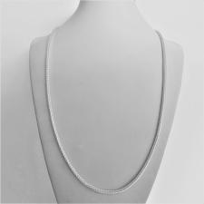 Catena collana maglia coda di volpe in argento