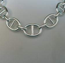 Anchor chain necklace in 925 silver