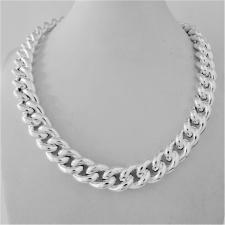 Sterling silver curb chain toggle necklace italy