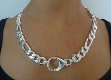 Chunky silver chain made in italy