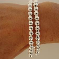 Bracciale con chiusura toggle in argento