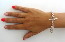 Bracciale a catena ovale in argento