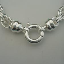 Sterling silver byzantine necklace