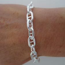 Anchor chain bracelet in 925 silver