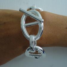 Nautical bracelet in sterling silver