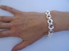 Vintage 925 silver bracelet 10mm