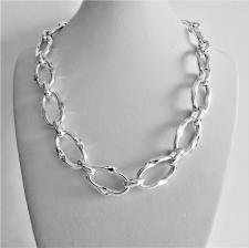 925 italy silver link chain necklace