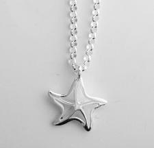 Collana argento pendente stella marina