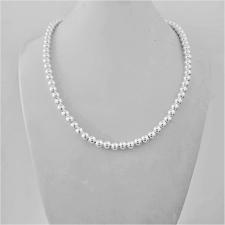 Online sales of silver bead necklace