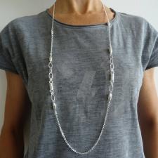 Collana lunghezza 1 metro in argento 925