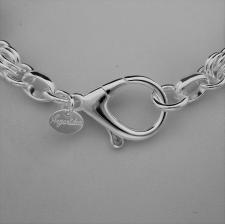 Italian silver handmade necklace