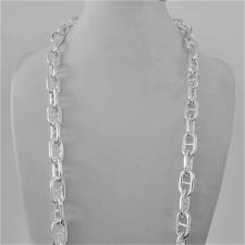 Silver chain made in arezzo italy factory