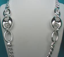 Women's sterling silver maglia marina necklace 27mm