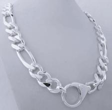 Chunky silver chain made in italy