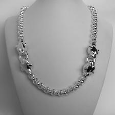 Sterling silver panther necklace