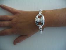 Bangle bracelet in 925 silver