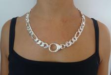 Chunky silver chain made in italy