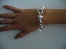 Ball bracelet in sterling silver