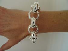 Sterling silver belcher bracelet