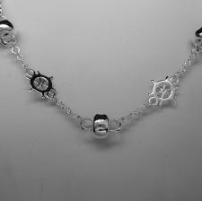 Collana in argento 925 mare