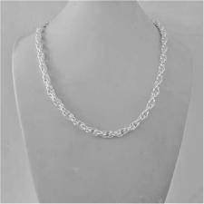 Silver loose rope necklace
