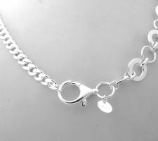 Collana argento a due catene