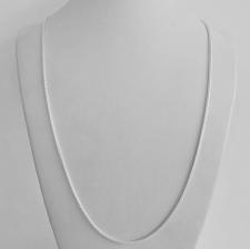 Collana unisex maglia Coda di volpe in argento 925 massiccio. Larghezza 1,5mm. Lunghezza 60 cm.