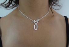 Collana argento girocollo