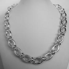 Sterling silver handmade necklace 13mm.