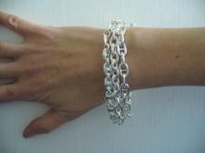 925 Italy silver women's bracelet.