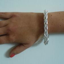 Gioielli in argento 925 - bracciale catena spiga palmier piccola