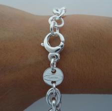 Sterling silver crown bracelet