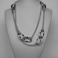 Silver necklace length 1 meter