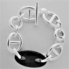 Silver bracelet italy arezzo