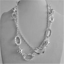 Long sterling silver necklace round chain 90cm