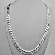 Sterling silver curb chain necklace 8mm italy