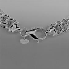 925 silver double panther necklace