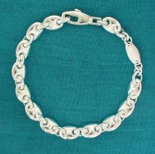 Bracciale donna in argento 925 - maglia marinara 7,5mm