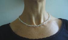 Silver figaro necklace 6mm 