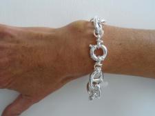 Sterling silver mariner bracelet 